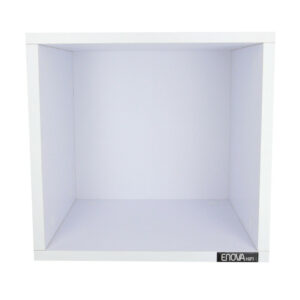 VINBOX120WH MEUBLE RANGEMENT 120 VINYLES FINITION BLANC Enova Hifi