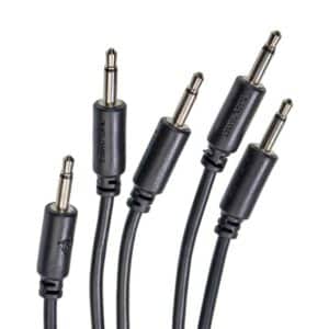 LOT DE 5 CABLES DE PATCH 50CM NOIR Black Market