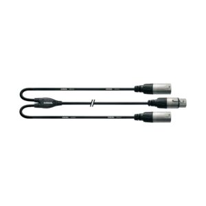 ADAPTATEUR 1 XLR FEMELLE 2 XLR MALE Cordial
