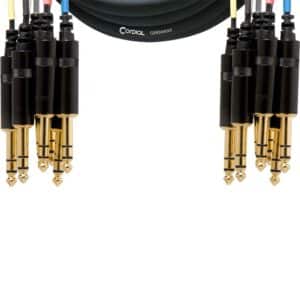 MULTIPAIRE REAN 8 JACK MALE 8 JACK MALE SYMETRIQUE 5M Cordial
