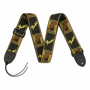 SANGLE MONOGRAMMED BLACK/YELLOW/BROWN Fender - Accessoire et pièce détachée musique - Sonowest