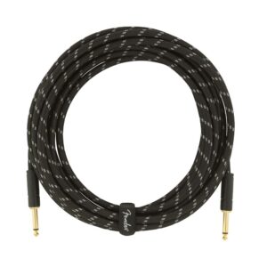 CABLE JACK 5.5m DELUXE SERIES BLACK TWEED Fender - Câblage - Sonowest
