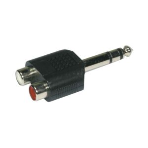 ADAPTATEUR 2 RCA FEMELLE 1 JACK MALE STEREO Audiophony