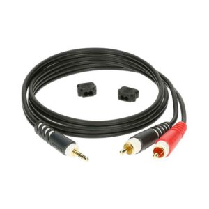 CABLE 3M MINIJACK STEREO 2 X RCA MALE