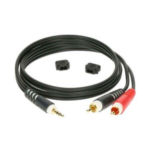CABLE 6M MINIJACK STEREO 2 X RCA MALE