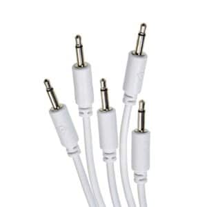 LOT DE 5 CABLES DE PATCH 100CM BLANC Black Market