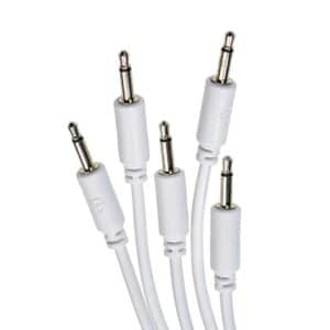 LOT DE 5 CABLES DE PATCH 75CM BLANC Black Market