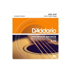 EJ15 PHOSPHOR BRONZE EXTRA LIGHT 10-47 D’Addario