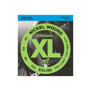 EXL165 45-105 REG LIGHT TOP / MED BTM LONG SCALE D’Addario