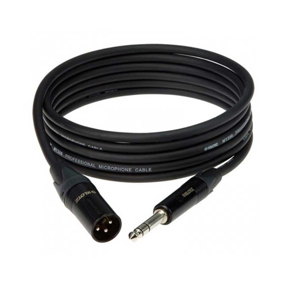 CABLE 1M XLR MALE JACK SYMETRIQUE CONNECTIQUE NEUTRIK, Revendeur Officiel