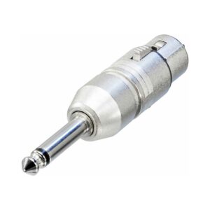 ADAPTATEUR XLR 3 MALE JACK 6.35 MONO MALE NEUTRIK Neutrik