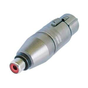 ADAPTATEUR XLR 3 FEMELLE RCA FEMELLE NEUTRIK Neutrik