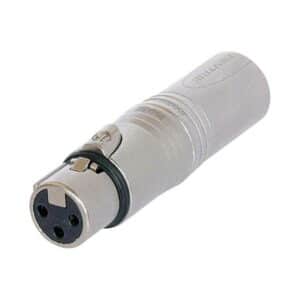 ADAPTATEUR XLR 3 MALE XLR 3 FEMELLE NEUTRIK Neutrik