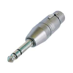 ADAPTATEUR XLR 3 FEMELLE JACK 6.35 STEREO MALE NEUTRIK Neutrik
