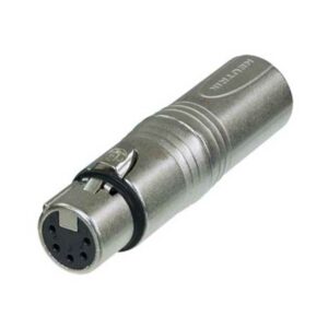 ADAPTATEUR XLR 3 POINTS MALE XLR 5 FEMELLE Neutrik