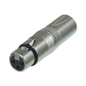 ADAPTATEUR XLR 5 POINTS MALE XLR 3 POINTS FEMELLE NEUTRIK Neutrik
