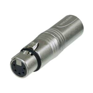 ADAPTATEUR XLR 5 POINTS FEMELLE XLR 3 POINTS MALE NEUTRIK Neutrik