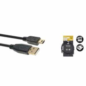 CABLE 1.5M USB/A-MINI A 2.0 Stagg