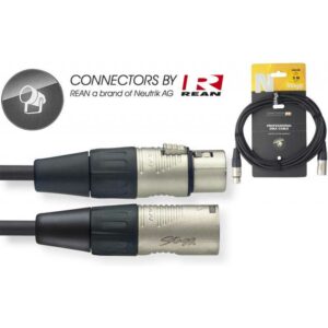 CABLE DMX XLR 5 POINTS 3 METRES STAGG Stagg