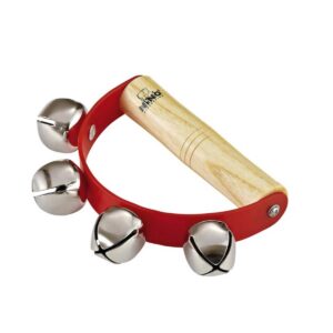 GRELOT 4 CLOCHETTES ROUGE Nino