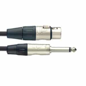 Câble micro, série N – XLR F / Jack M mono Stagg