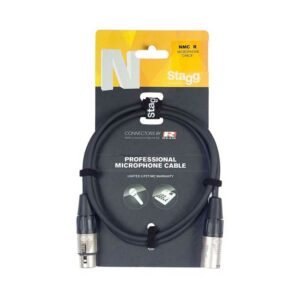 Câble de microphone XLR/XLR (m/f), 6 m, série N Stagg - Câblage - Sonowest