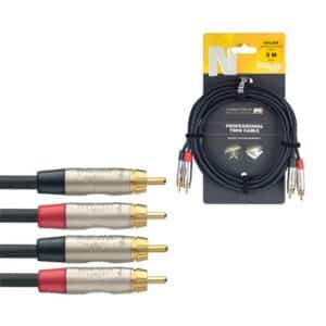 Câble bretelle, RCA/RCA (m/m), 3 m Stagg