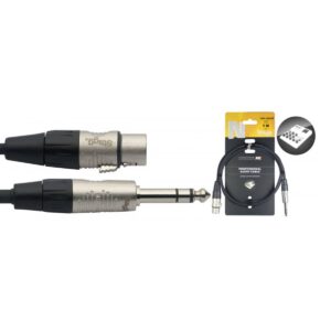 Série N, câble audio, jack/XLR (m/f), stéréo, 1 m Stagg
