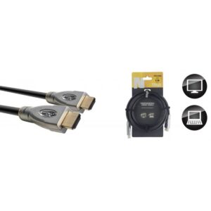 Série N, câble vidéo HMDI 1.4, HDMI A / HDMI A (m/m), 3 m Stagg
