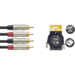 Câble bretelle, RCA/RCA (m/m), 60 cm Stagg