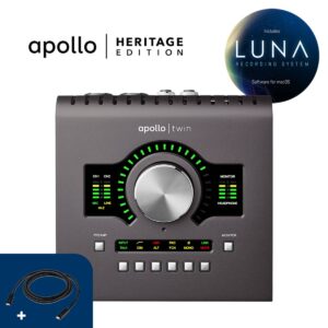 APOLLO TWIN X DUO HERITAGE EDITION + câble Thunderbolt 2m