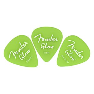 MEDIATORS GLOW IN THE DARK PICKS Fender