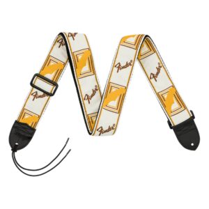 SANGLE MONOGRAMMED WHITE/BROWN/YELLOW Fender - Accessoire et pièce détachée musique - Sonowest