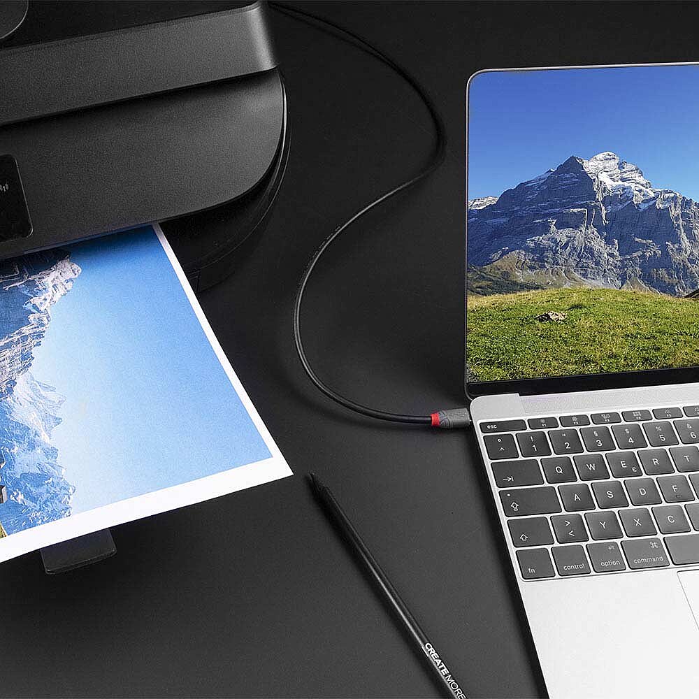 Câble USB 2.0 Type C vers B, Anthra Line, 1m Lindy – Image 6