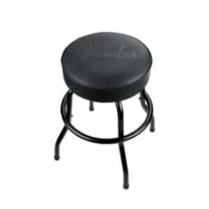 Fender EMBOSSED BLACK LOGO BARSTOOL 24″ - Instruments de musique - Sonowest