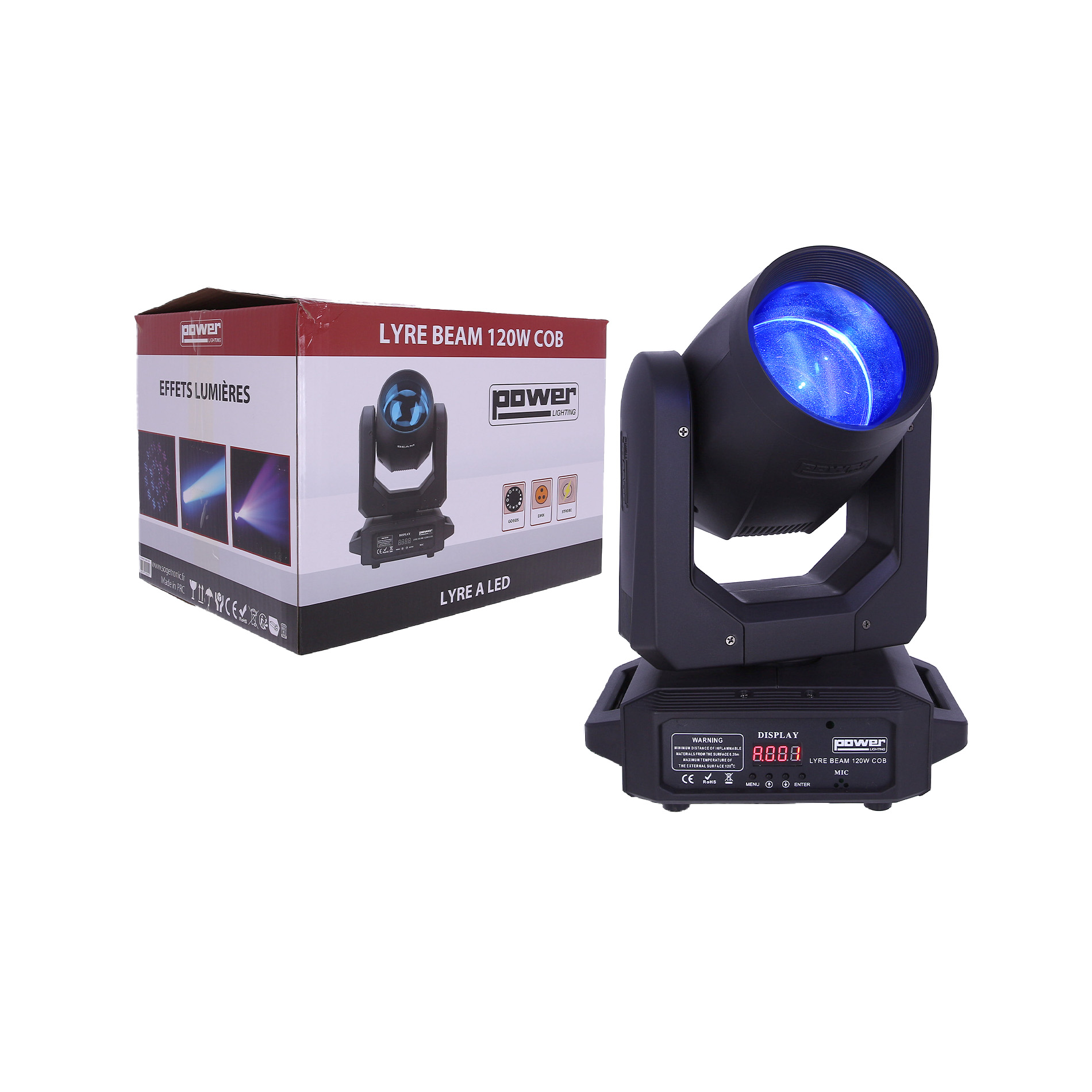 LYRE BEAM 120W COB Power Lighting