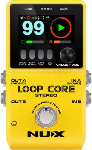 LOOPCORE-STEREO Nux - Effets guitare et basse - Sonowest