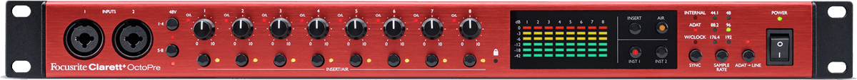 CLARETT-OCTOPRE+ Focusrite