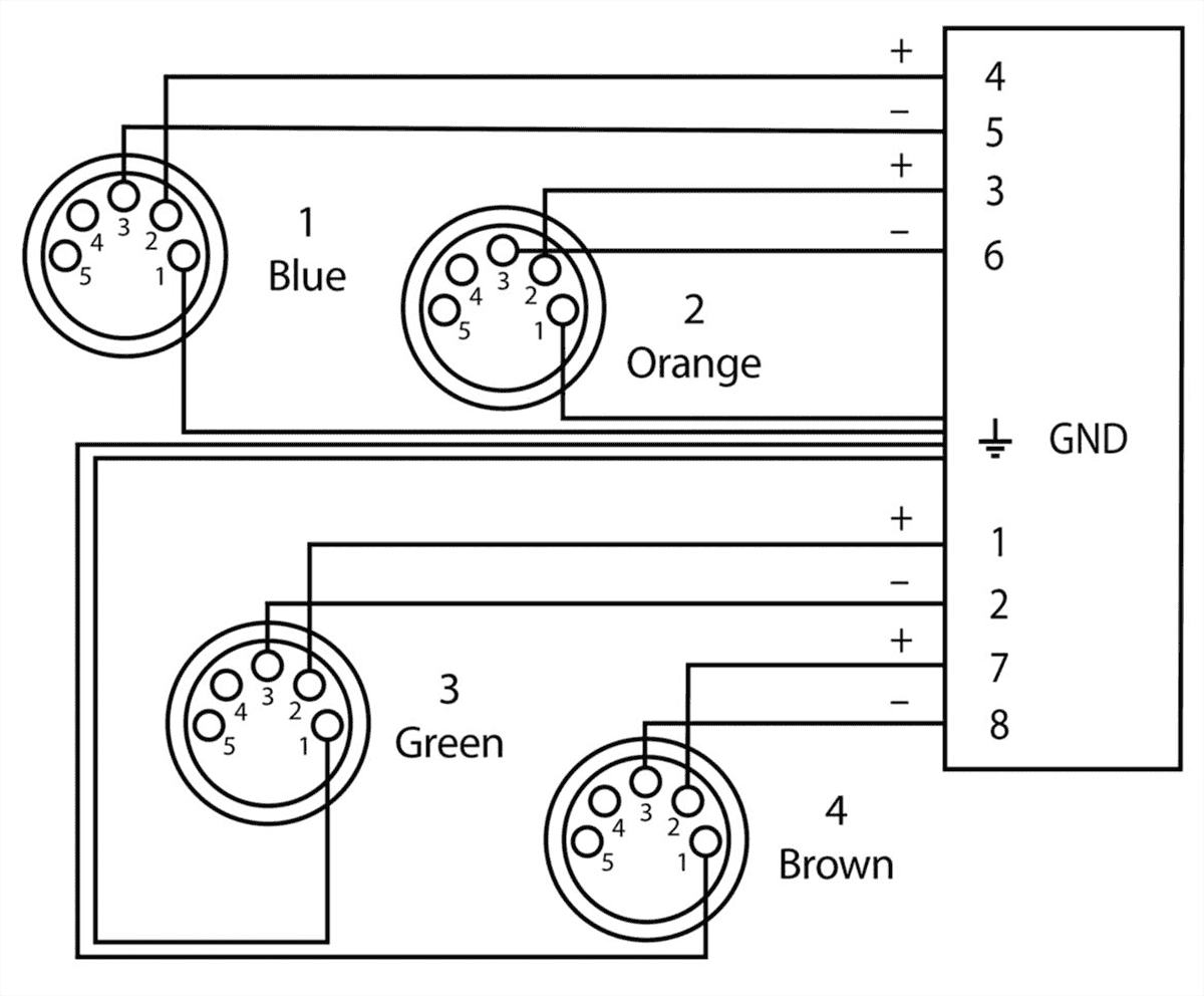 CDX0.7F5QUAD-DMX Cordial – Image 2