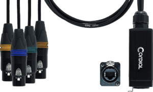 CDX0.7F5QUAD-DMX Cordial - Câblage - Sonowest