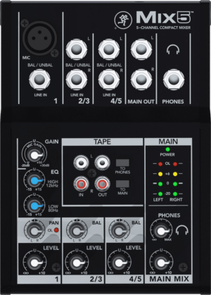 MIX5 Mackie - Consoles Analogiques - Sonowest