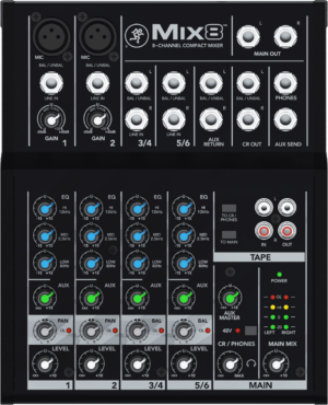 MIX8 Mackie - Consoles Analogiques - Sonowest