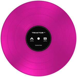 Traktor Control Vinyl Neon Pink Transparent Native Instruments - MATERIEL DJ - Sonowest