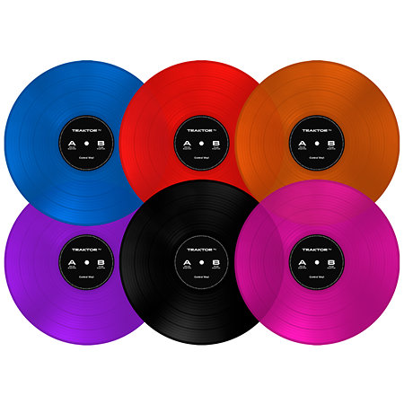 Traktor Control Vinyl Neon Pink Transparent Native Instruments – Image 4