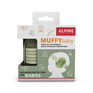 BANDEAU ANTI-BRUIT MUFFY BABY VERT Alpine - Accessoire et pièce détachée musique - Sonowest