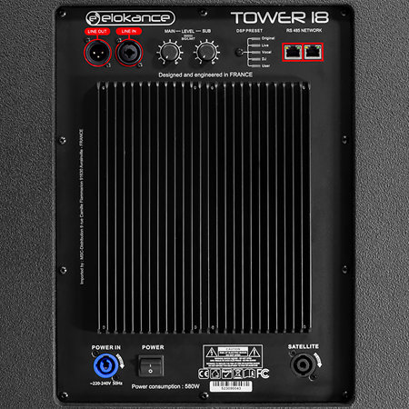 Tower 18 Elokance - Enceinte sono - Sonowest