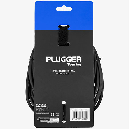 Câble Jack 6.35 / Jack 6.35 Coudé 6m Touring Plugger – Image 4