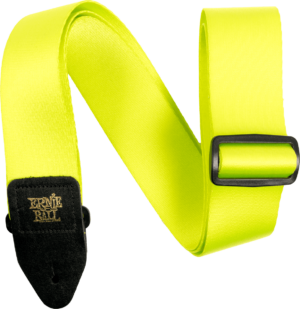 SANGLE PREMIUM JAUNE FLUO Ernie Ball - Accessoire et pièce détachée musique - Sonowest