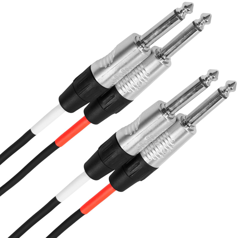 Câble Jack 6.35 / Jack 6.35 3m Touring Plugger