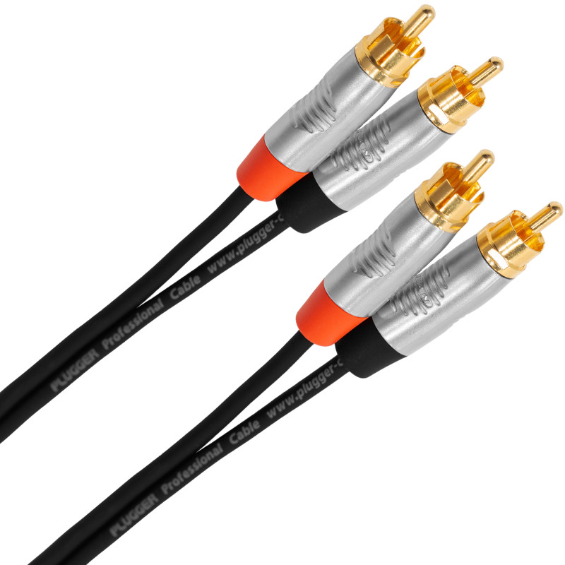 Câble bretelle RCA/RCA 6m Touring Plugger